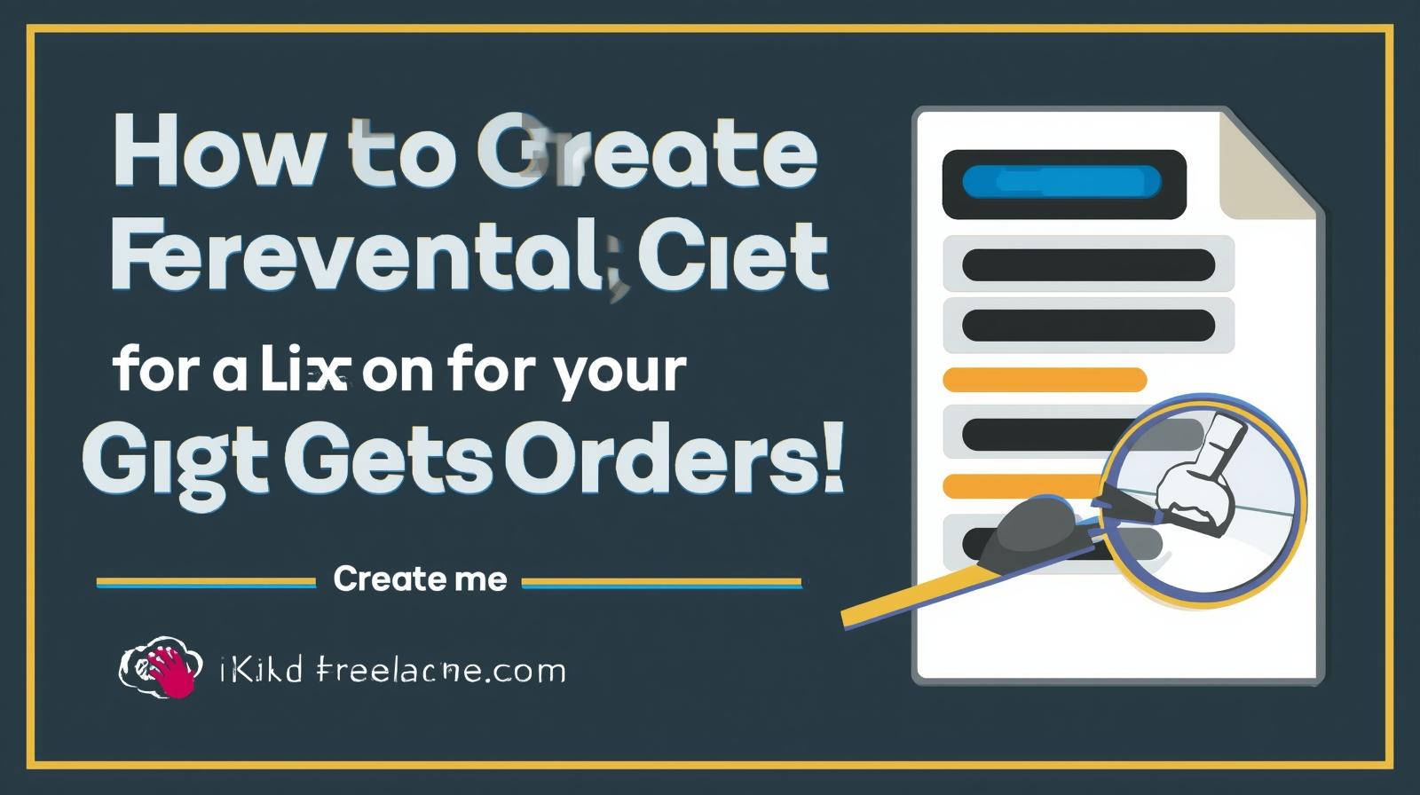 How to Create a Fiverr Gig That Gets Orders