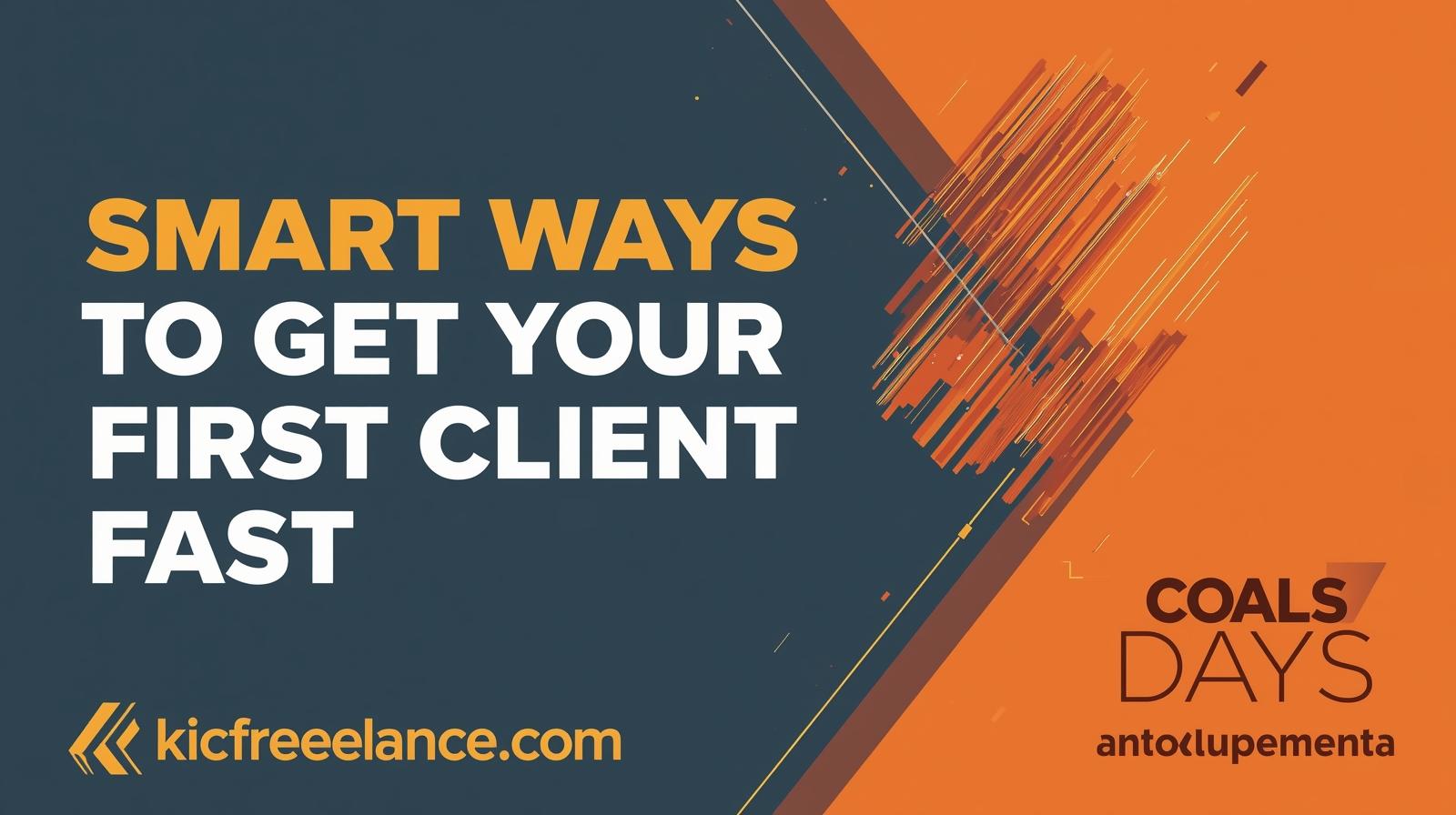 Smart Ways to Get Your First Client Fast