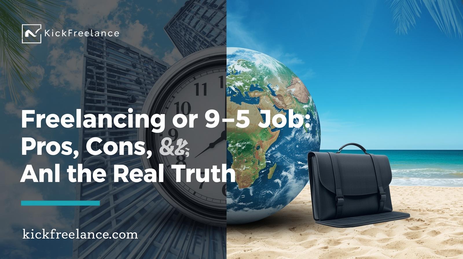 Freelancing or 9–5 Job: Pros, Cons, and the Real Truth